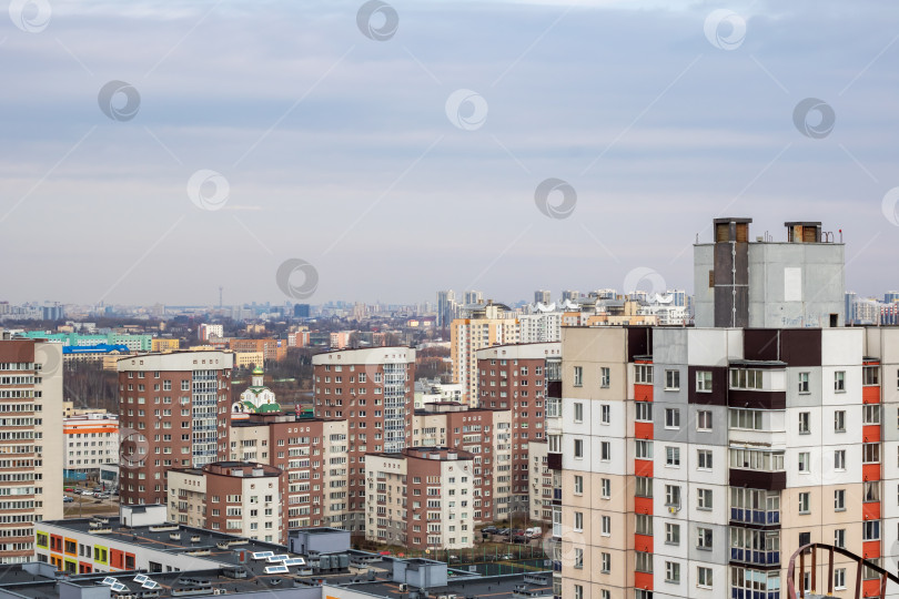 Скачать Беларусь, Минск - 06 марта 2024 года: Вид на город фотосток Ozero