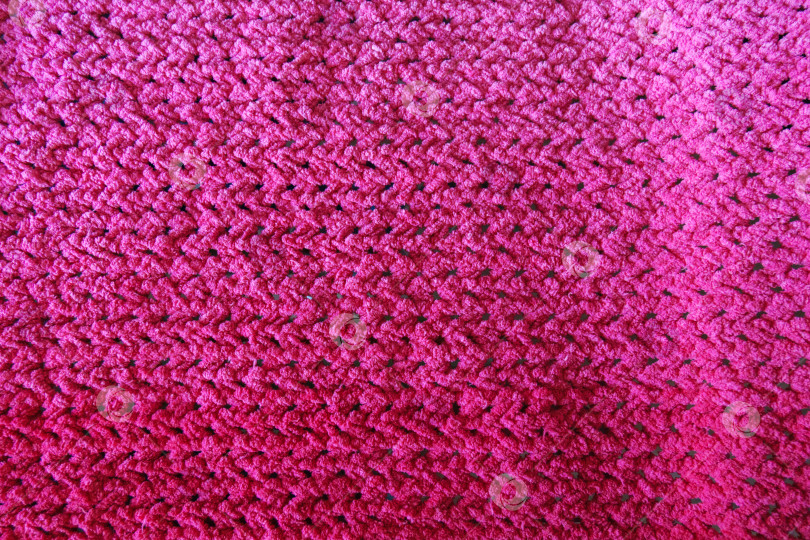 Скачать Текстура этого розового вязаного одеяла крупным планом. фотосток Ozero
