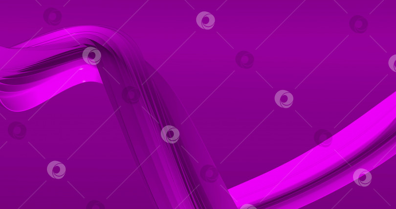 Скачать зацикленный. Абстрактный бархатный фиолетовый фон с динамичными 3d-линиями цвета цветка орхидеи. 3D-анимация фиолетовых линий. Современный видео-фон, анимация, заставка, пространство для копирования фотосток Ozero