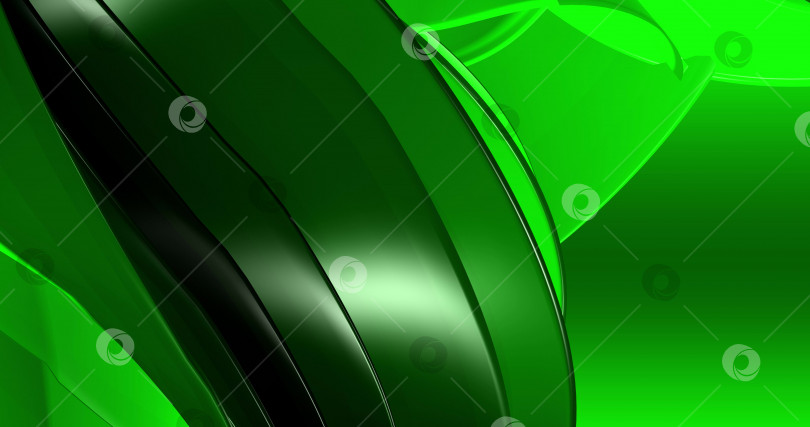Скачать закольцованные кадры. Абстрактный светло-зеленый фон с динамичными зелеными 3d-линиями. 3D-анимация линий травяного цвета. Современный видео-фон, анимация, заставка, пространство для копирования фотосток Ozero
