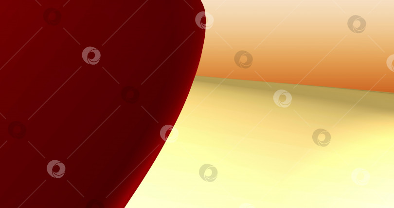 Скачать закольцованные кадры. Абстрактный коричневый, красный, желтый фон с динамичными красными 3d-линиями. 3D-анимация бежевых линий. Современный видео-фон, анимация, заставка, пространство для копирования фотосток Ozero