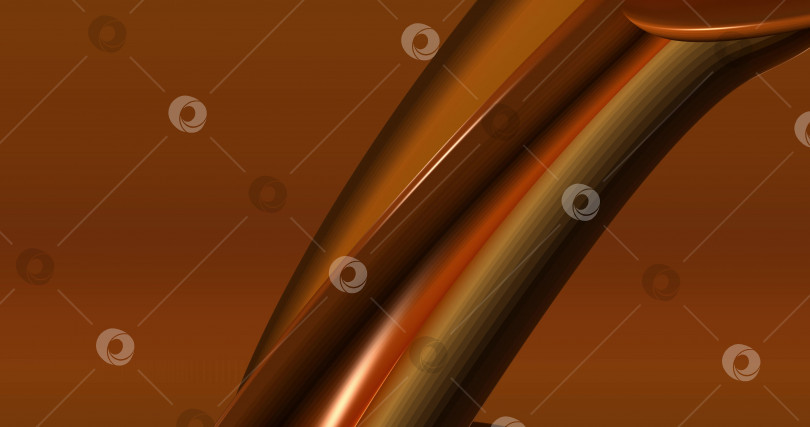 Скачать закольцованные кадры. Абстрактный коричневый, шоколадно-коричневый, бежевый фон с динамичными коричневыми 3d-линиями. 3D-анимация бежевых линий. Современный видео-фон, анимация, заставка, пространство для копирования фотосток Ozero