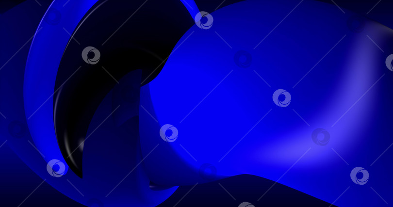 Скачать закольцованные кадры. Абстрактный синий фон с динамичными синими 3d-линиями. 3D-анимация синих линий. Современный видео-фон, анимация, заставка, пространство для копирования фотосток Ozero