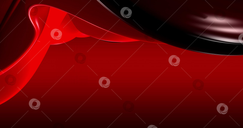 Скачать закольцованные кадры. Абстрактный красный фон с динамичными красными 3d-линиями. 3D-анимация черных линий. Современный видео-фон, анимация, заставка, пространство для копирования фотосток Ozero