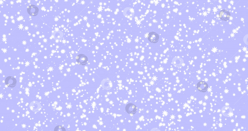 Скачать голубое Рождество, абстрактный фон с 3d-частицами боке, снега, звезд. светло-фиолетовый фон фиолетового цвета. фотосток Ozero