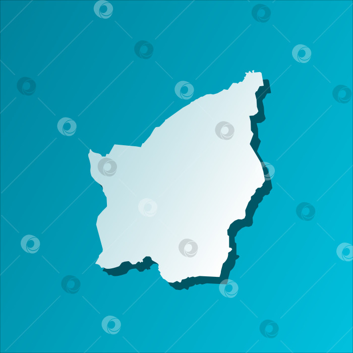 Скачать Векторный изолированный значок упрощенной иллюстрации с синим силуэтом карты Сан-Марино. Темно-синий фон фотосток Ozero