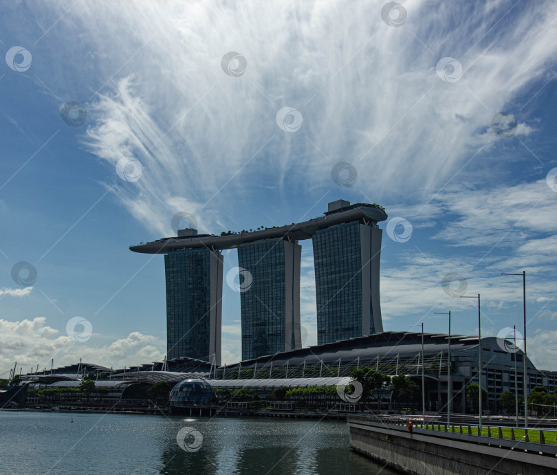 Скачать Марина Бэй в Сингапуре фотосток Ozero