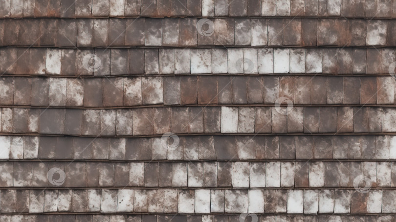 Скачать Бесшовная текстура деревянной крыши здания. фотосток Ozero