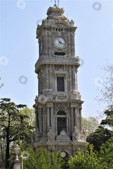Скачать Часовая башня Долмабахче фотосток Ozero