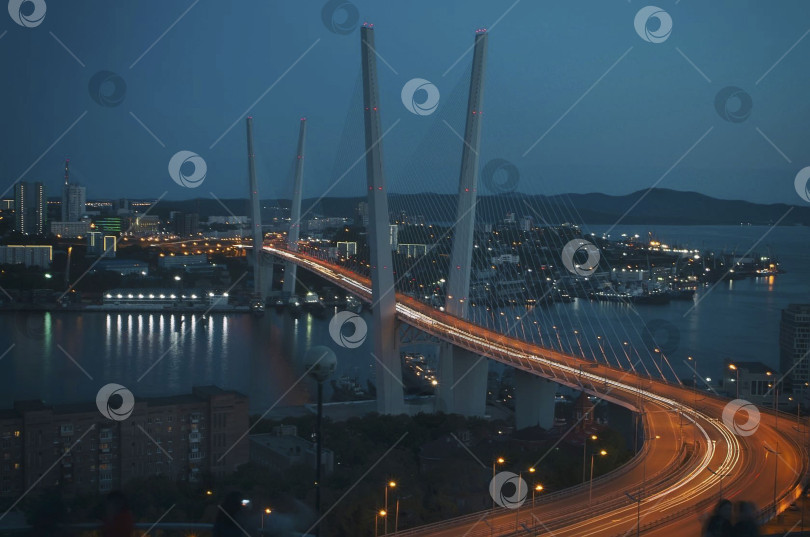 Скачать Ночной город Владивосток фотосток Ozero