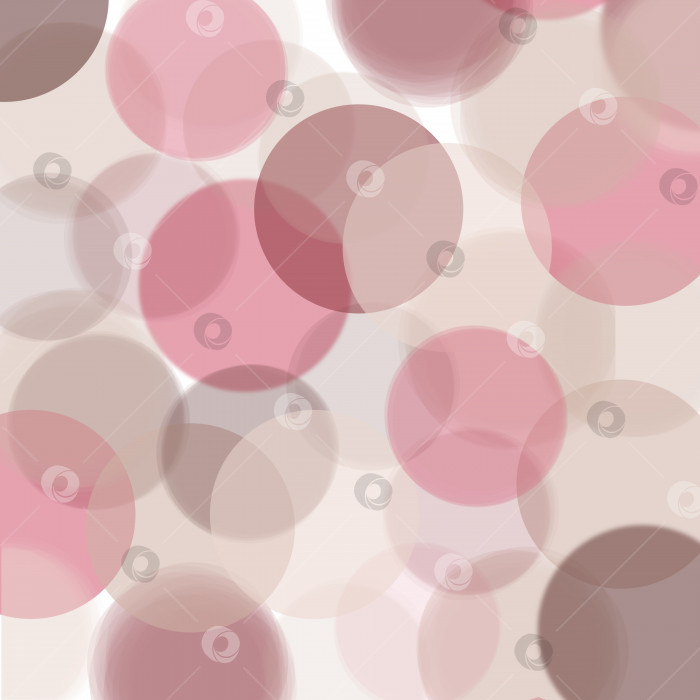 Скачать Абстрактный пастельный фон из размытых кругов в бежево-розовых тонах. Фотография высокого качества фотосток Ozero