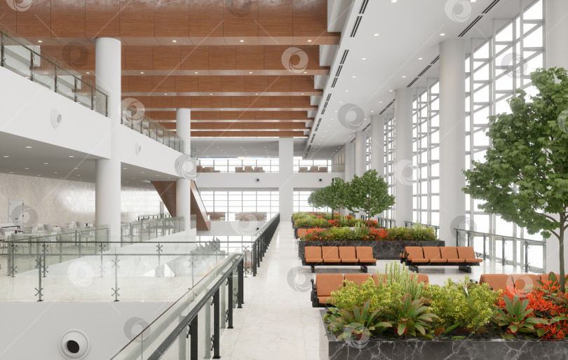 Скачать новый дизайн терминала аэропорта фотосток Ozero