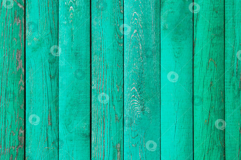 Скачать Окрашенные в бирюзовый цвет деревянные стеновые панели (текстура, фон) фотосток Ozero