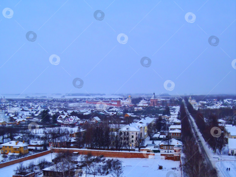 Скачать Вид на Суздаль сверху фотосток Ozero