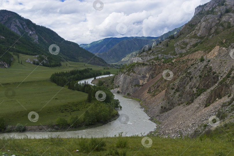 Скачать Река Чуя. Горный Алтай, Россия. фотосток Ozero