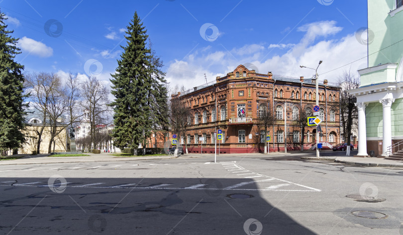 Скачать Старинный дом в историческом центре Смоленска, Россия. фотосток Ozero