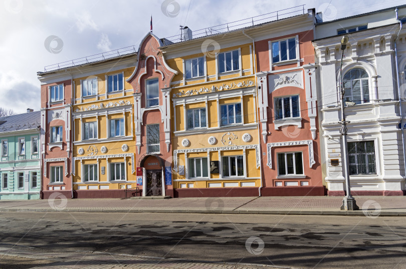 Скачать Старинные дома в центре Смоленска, Россия фотосток Ozero