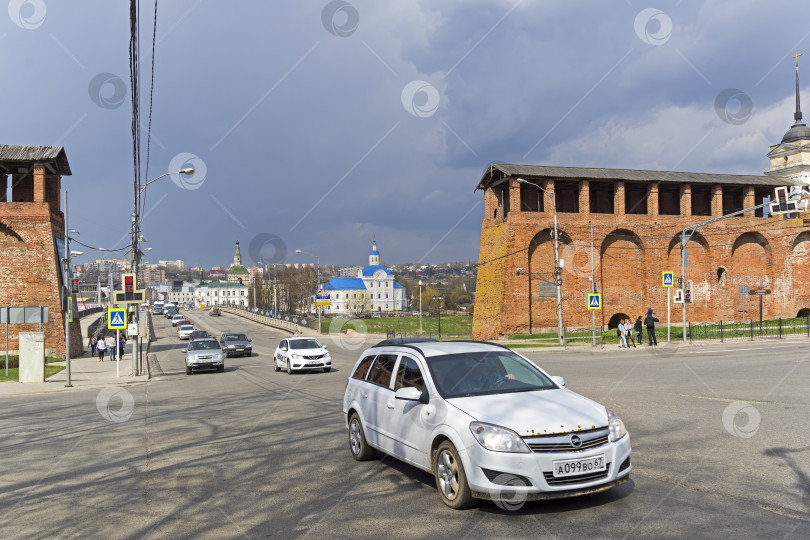 Скачать Старая крепостная стена в Смоленске, Россия. фотосток Ozero