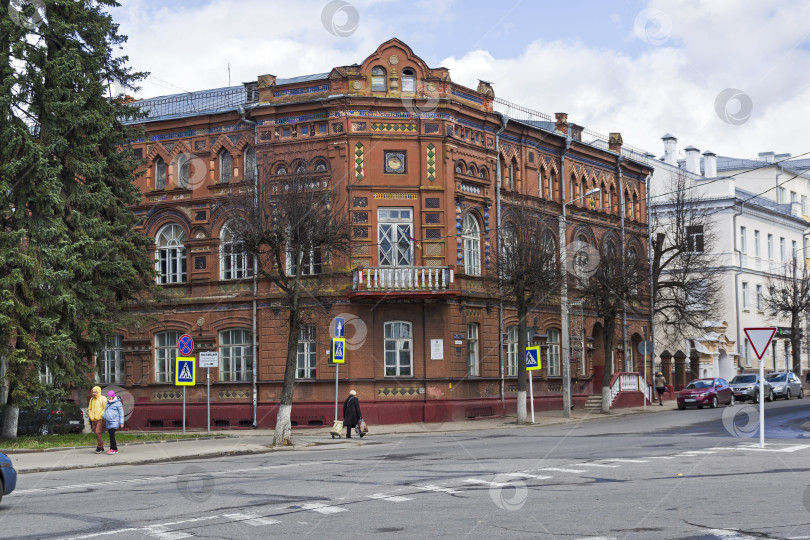 Скачать Старинный дом в историческом центре Смоленска, Россия. фотосток Ozero