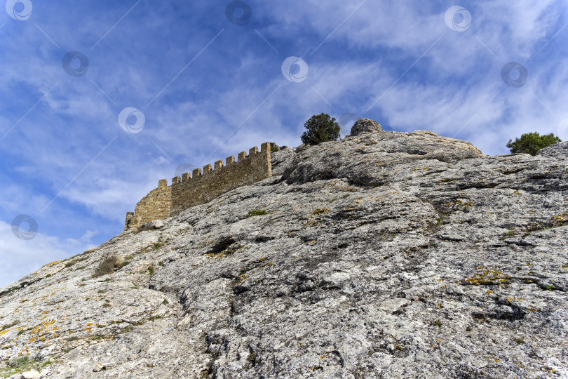 Скачать Генуэзская крепость в Судаке, Крым. фотосток Ozero
