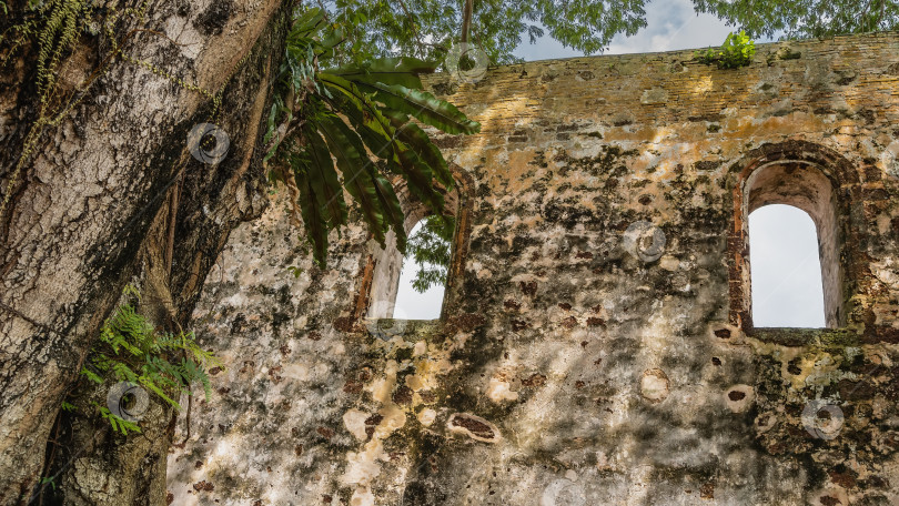 Скачать Фрагмент древней крепости Кота-а-Фамоса. фотосток Ozero