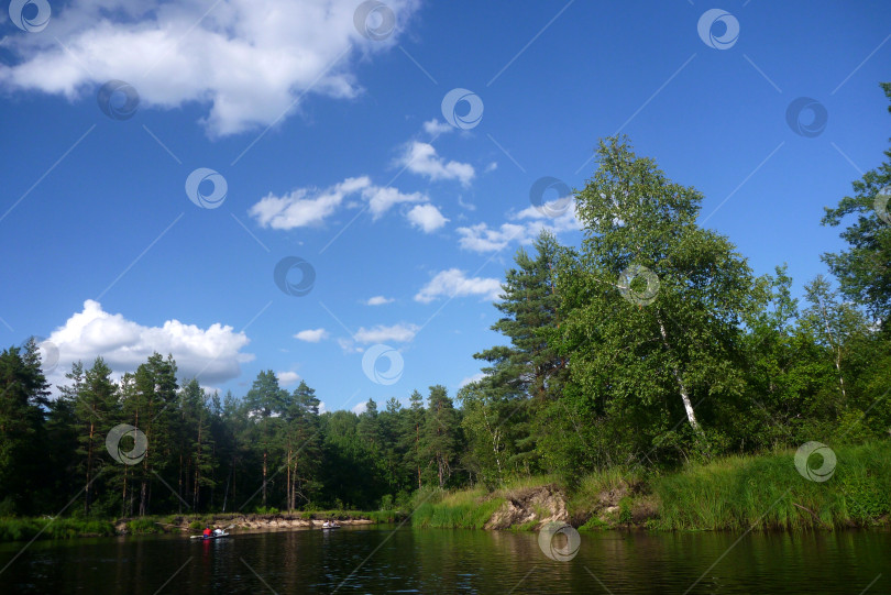 Скачать Летом на реке фотосток Ozero