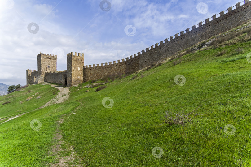 Скачать Генуэзская крепость в Судаке, Крым. фотосток Ozero