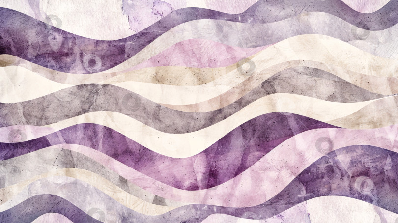 Скачать Фиолетово-белый волнистый узор фотосток Ozero