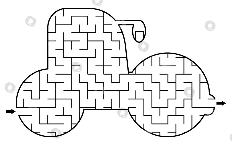 Скачать Геометрический лабиринт на строительной площадке для детей со специальным автомобилем. Игра-лабиринт в форме грузовика на роликах. Занятия для дошкольников по строительству. Игра-головоломка с промышленным транспортным средством фотосток Ozero