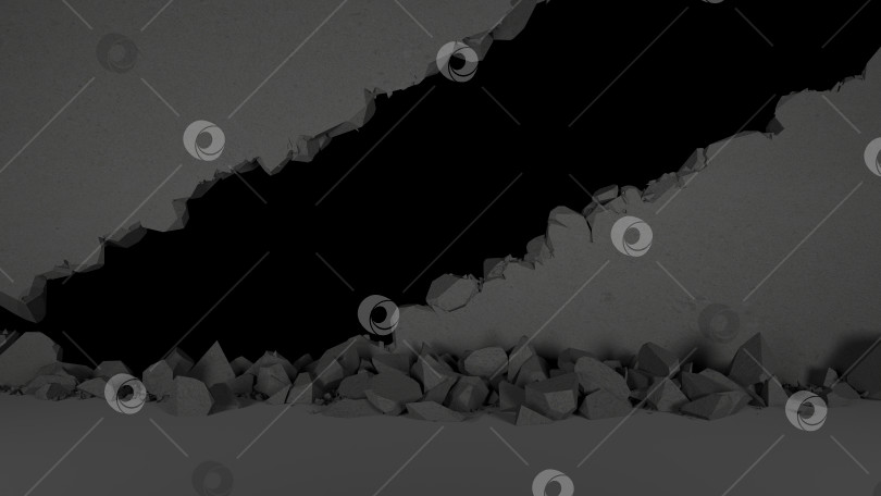 Скачать щель в черной стене по диагонали фотосток Ozero