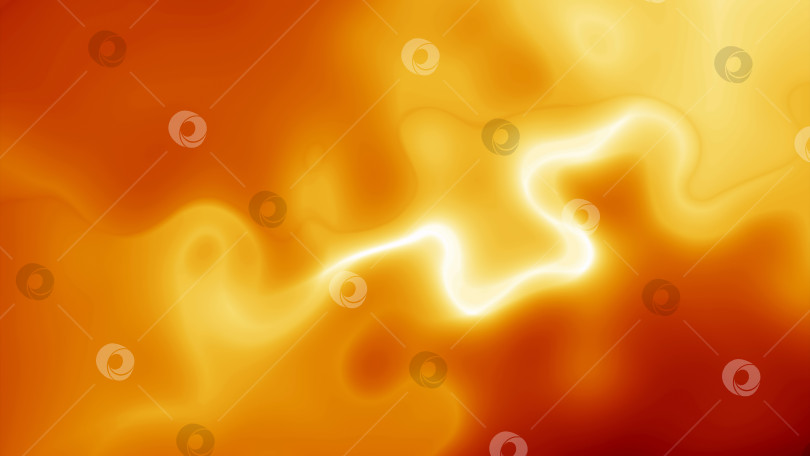 Скачать красивый абстрактный желтый фон с хаотично меняющимися турбулентными завихрениями фотосток Ozero