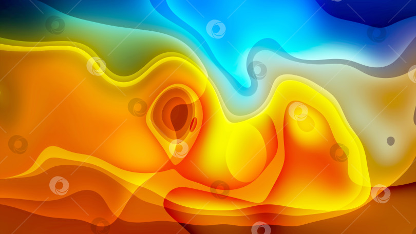Скачать красивый абстрактный фон, хаотично меняющиеся турбулентные вихри фотосток Ozero