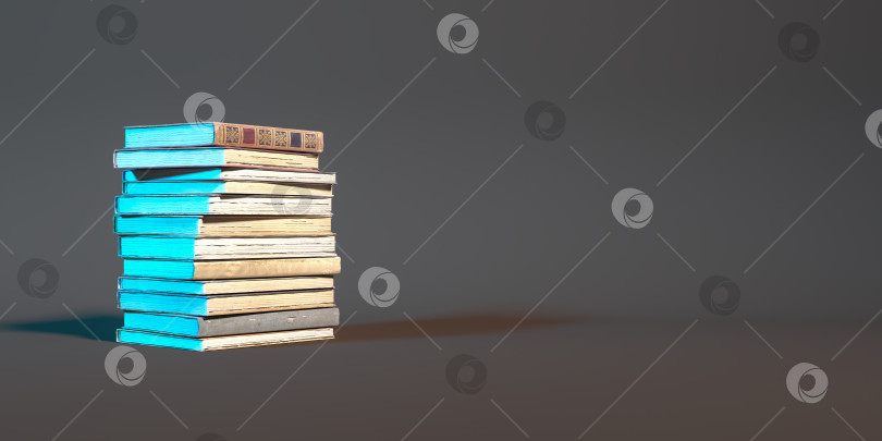 Скачать стопка книг на черном фоне крупным планом фотосток Ozero