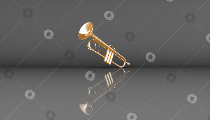 Скачать золотая труба на черном фоне фотосток Ozero