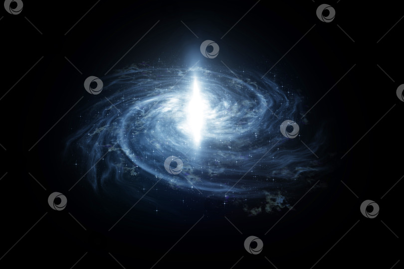 Скачать галактика с космической туманностью и множеством звезд, Млечный путь фотосток Ozero