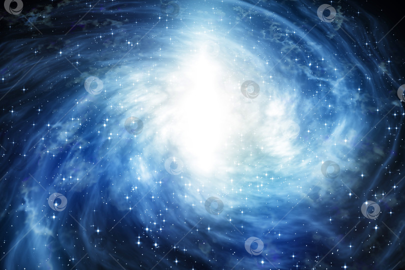 Скачать галактика с космической туманностью и множеством звезд, Млечный путь фотосток Ozero