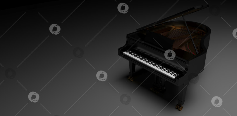 Скачать черное пианино в стиле гард на темном фоне фотосток Ozero