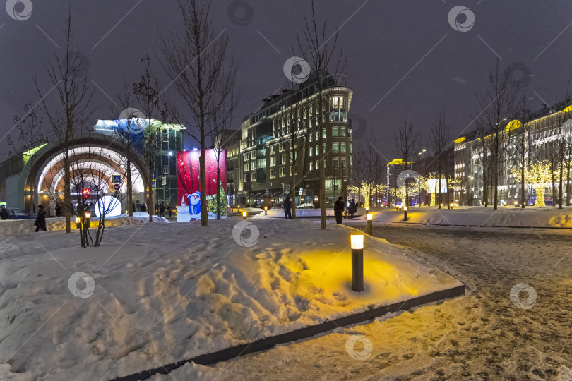 Скачать Вестибюль станции метро "Красные ворота".  Москва, Россия. фотосток Ozero