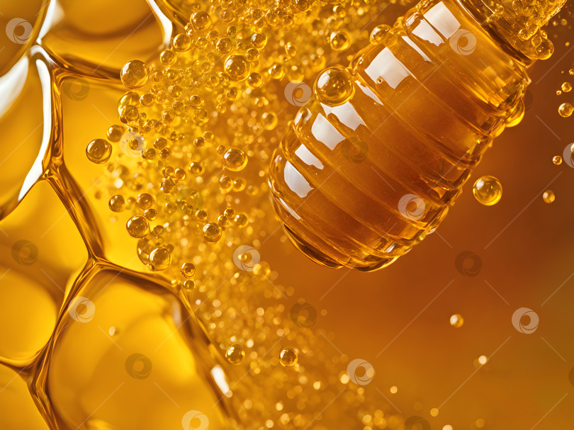 Скачать текстура медовых сот крупным планом фотосток Ozero